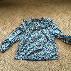 J Crew Liberty Smocked Top